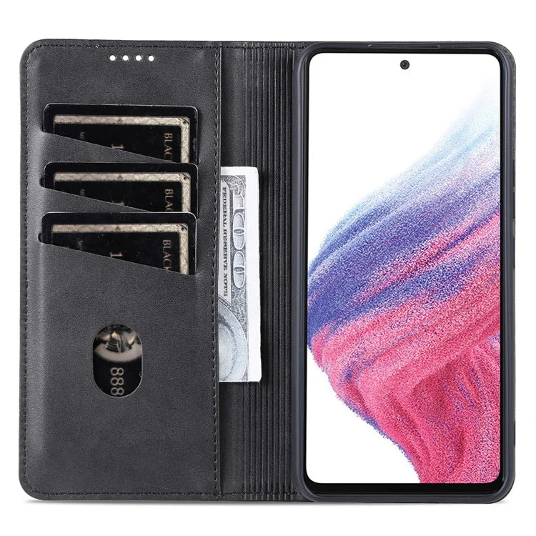 AZNS For Samsung Galaxy A35 5G Wallet Magnetic Phone Cover PU Leather Case