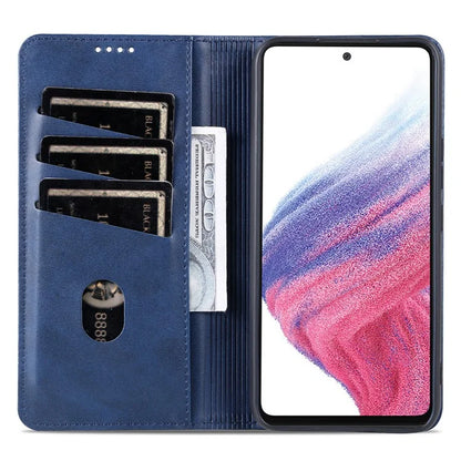 AZNS For Samsung Galaxy A35 5G Wallet Magnetic Phone Cover PU Leather Case