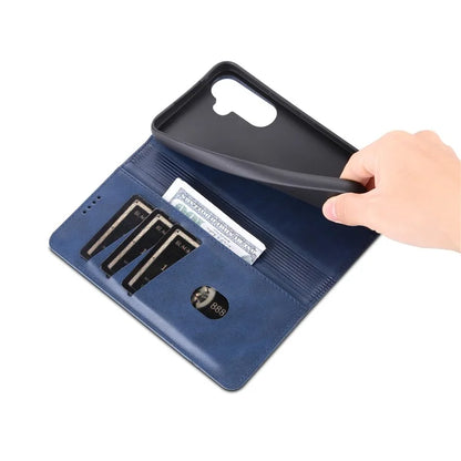 AZNS For Samsung Galaxy A35 5G Wallet Magnetic Phone Cover PU Leather Case