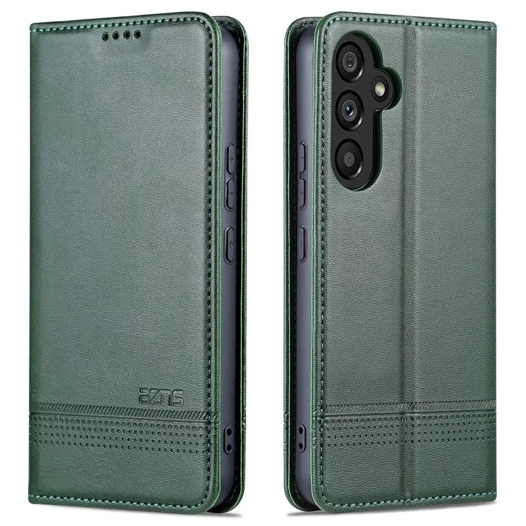 AZNS For Samsung Galaxy A35 5G Wallet Magnetic Phone Cover PU Leather Case