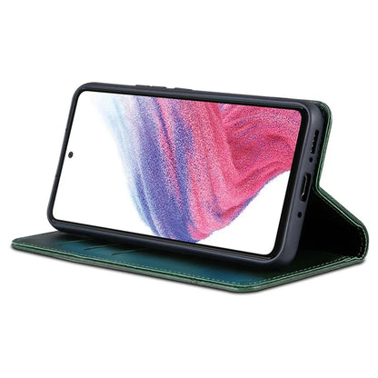 AZNS For Samsung Galaxy A35 5G Wallet Magnetic Phone Cover PU Leather Case
