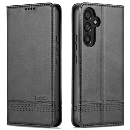 AZNS For Samsung Galaxy A55 5G PU Leather Case Magnetic Phone Cover Wallet