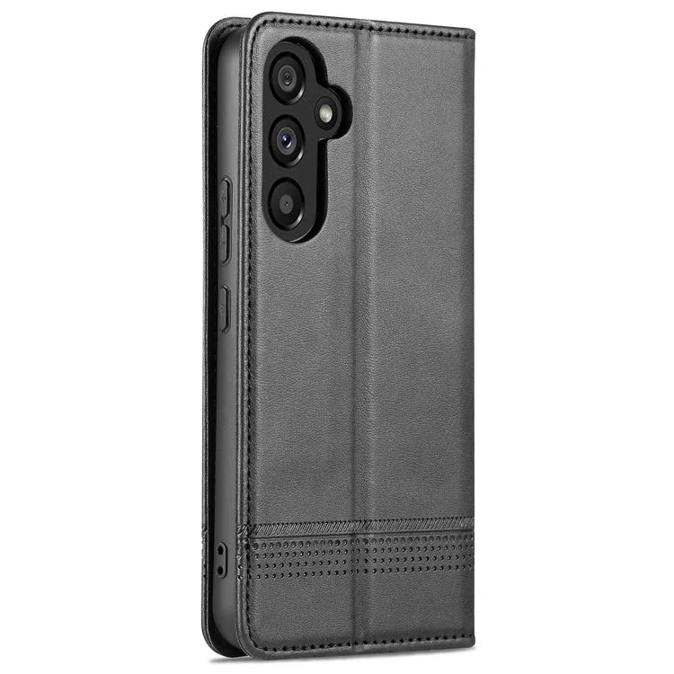 AZNS For Samsung Galaxy A55 5G PU Leather Case Magnetic Phone Cover Wallet