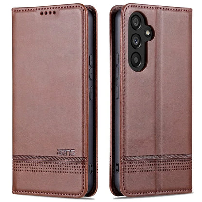 AZNS For Samsung Galaxy A55 5G PU Leather Case Magnetic Phone Cover Wallet