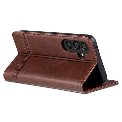 AZNS For Samsung Galaxy A55 5G PU Leather Case Magnetic Phone Cover Wallet