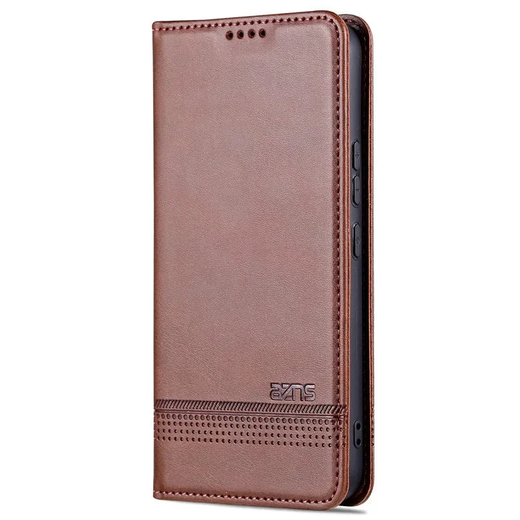 AZNS For Samsung Galaxy A55 5G PU Leather Case Magnetic Phone Cover Wallet