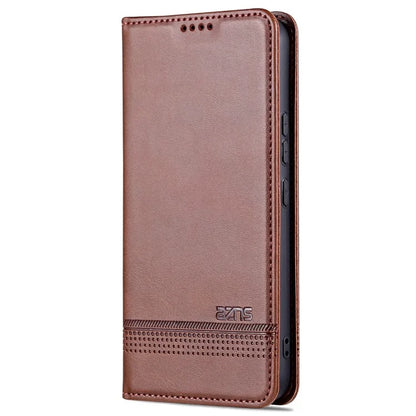 AZNS For Samsung Galaxy A55 5G PU Leather Case Magnetic Phone Cover Wallet