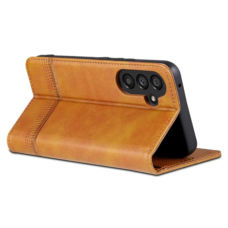 AZNS For Samsung Galaxy A55 5G PU Leather Case Magnetic Phone Cover Wallet