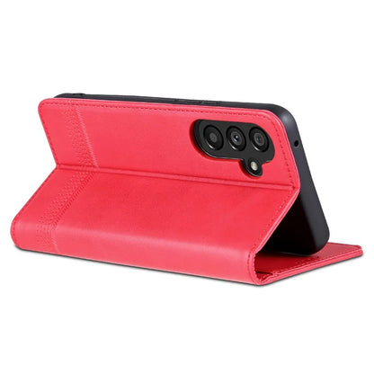 AZNS For Samsung Galaxy A55 5G PU Leather Case Magnetic Phone Cover Wallet