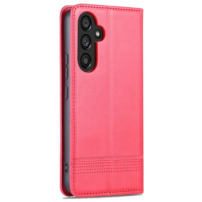 AZNS For Samsung Galaxy A55 5G PU Leather Case Magnetic Phone Cover Wallet