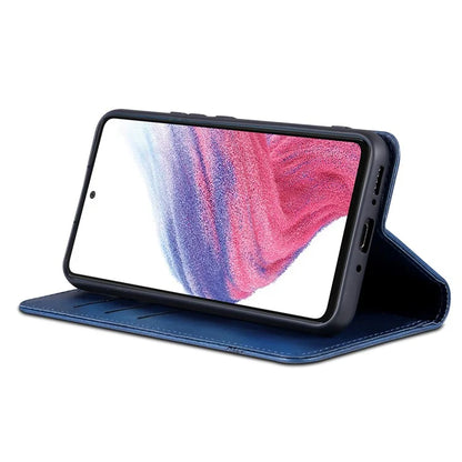AZNS For Samsung Galaxy A55 5G PU Leather Case Magnetic Phone Cover Wallet