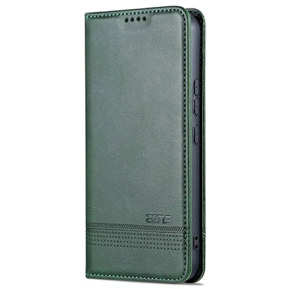 AZNS For Samsung Galaxy A55 5G PU Leather Case Magnetic Phone Cover Wallet