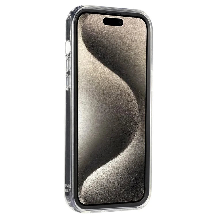For iPhone 15 Pro Max Clear Phone Case Card Slot Slim Fit Cover