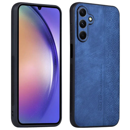 AZNS For Samsung Galaxy A55 5G Cell Phone Case PU Leather+TPU Imprinted Protective Shell