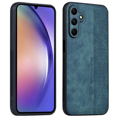 AZNS For Samsung Galaxy A55 5G Cell Phone Case PU Leather+TPU Imprinted Protective Shell