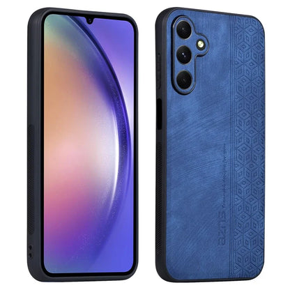 AZNS For Samsung Galaxy A35 5G Cell Phone Case Imprinted PU Leather+TPU Cover