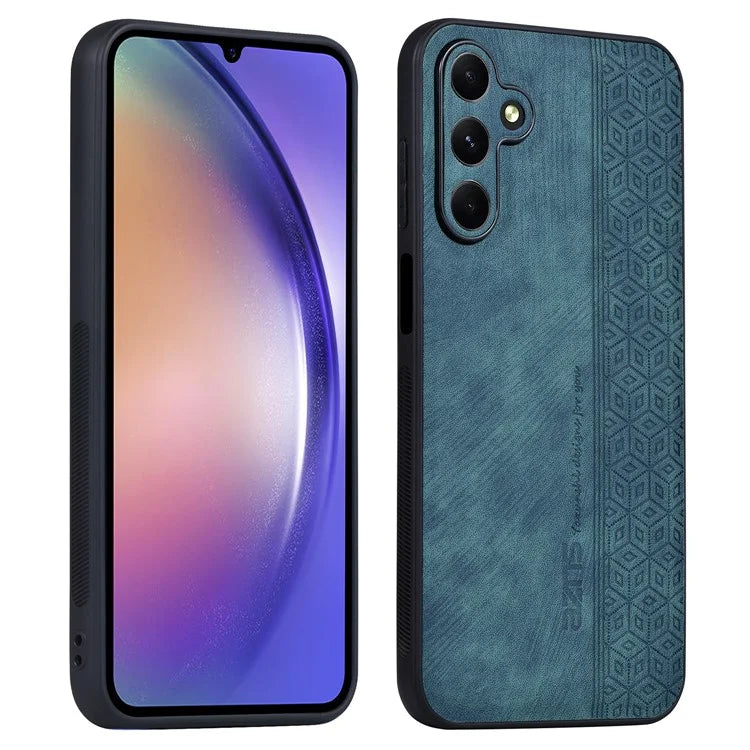 AZNS For Samsung Galaxy A35 5G Cell Phone Case Imprinted PU Leather+TPU Cover