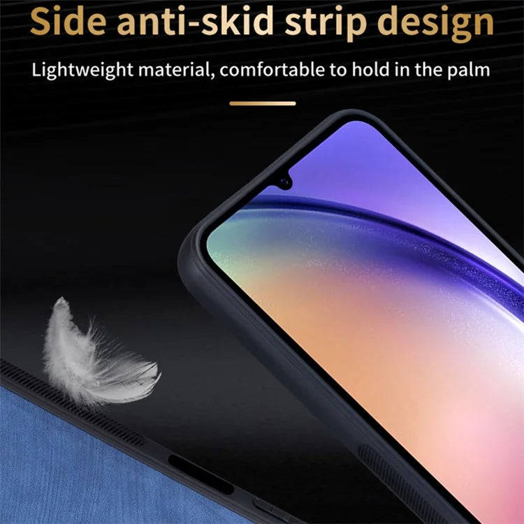 AZNS For Samsung Galaxy A35 5G Cell Phone Case Imprinted PU Leather+TPU Cover