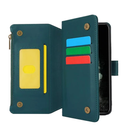 For iPhone 11 Pro Phone Cover RFID Blocking PU Leather Wallet Shell