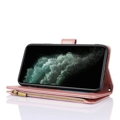 For iPhone 11 Pro Phone Cover RFID Blocking PU Leather Wallet Shell