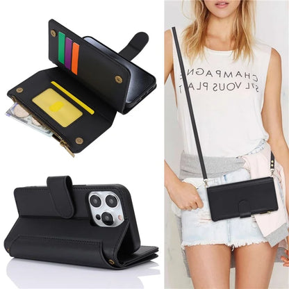 For iPhone 14 Pro Phone Cover Well-protected PU Leather Wallet Shell