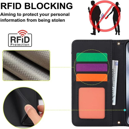 For iPhone 14 Pro Phone Cover Well-protected PU Leather Wallet Shell