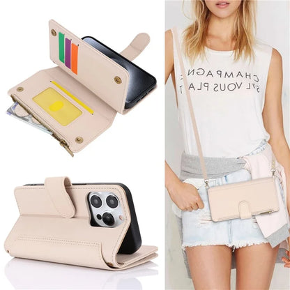 For iPhone 14 Pro Phone Cover Well-protected PU Leather Wallet Shell