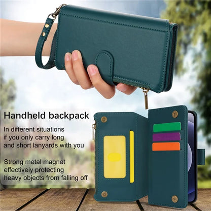 For iPhone 12 mini 5.4 inch Phone Cover Magnetic Clasp PU Leather Wallet Shell