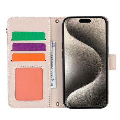 For iPhone 13 Pro Max 6.7 inch Phone Cover Folio Flip PU Leather Wallet Case