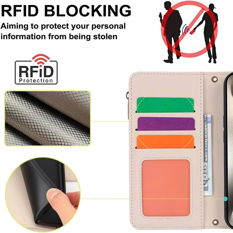For iPhone 13 Pro Max 6.7 inch Phone Cover Folio Flip PU Leather Wallet Case