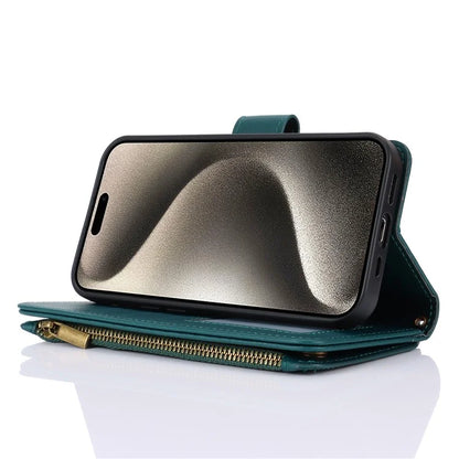 For iPhone 13 Pro Max 6.7 inch Phone Cover Folio Flip PU Leather Wallet Case