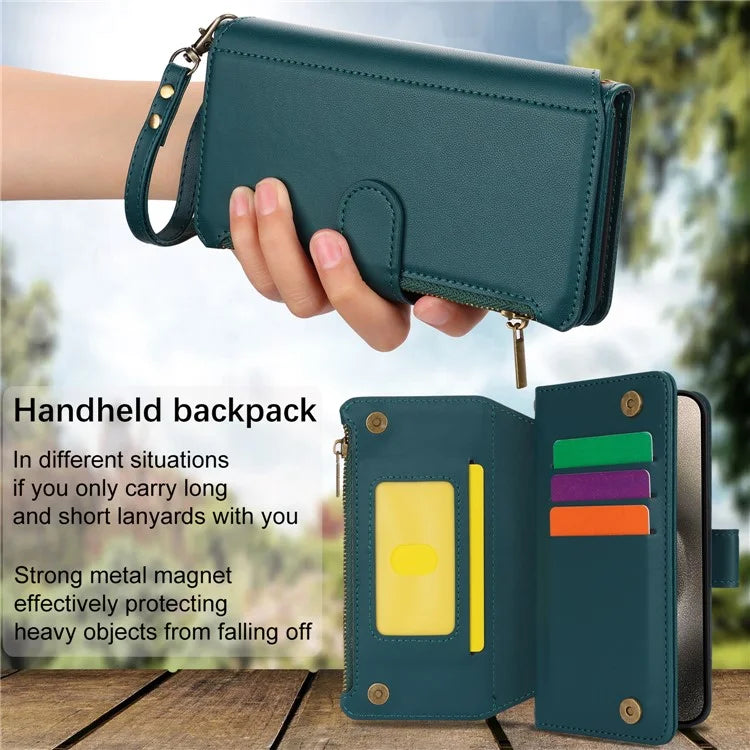 For iPhone 13 Pro Max 6.7 inch Phone Cover Folio Flip PU Leather Wallet Case
