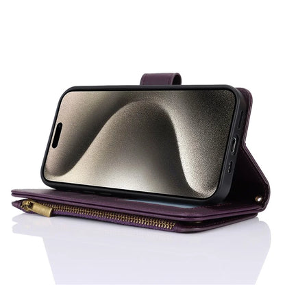 For iPhone 13 Pro Max 6.7 inch Phone Cover Folio Flip PU Leather Wallet Case