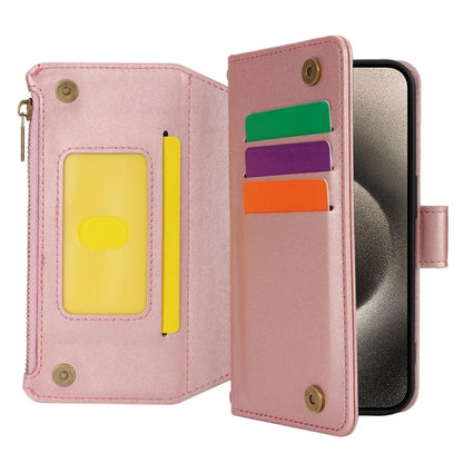 For iPhone 13 Pro Max 6.7 inch Phone Cover Folio Flip PU Leather Wallet Case