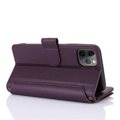 For iPhone 11 Pro Max Case RFID Blocking Multiple Card Slots PU Leather Phone Cover