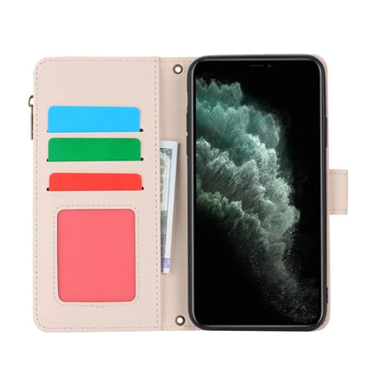 For iPhone 11 Pro Max Case RFID Blocking Multiple Card Slots PU Leather Phone Cover