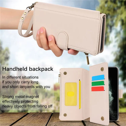 For iPhone 11 Pro Max Case RFID Blocking Multiple Card Slots PU Leather Phone Cover