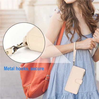 For iPhone 11 Pro Max Case RFID Blocking Multiple Card Slots PU Leather Phone Cover