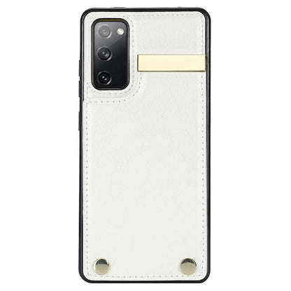 For Samsung Galaxy S20 FE 5G /  S20 FE / S20 FE 2022 / S20 Lite Cell Phone Case TPU+PU Leather Card Holder Cover