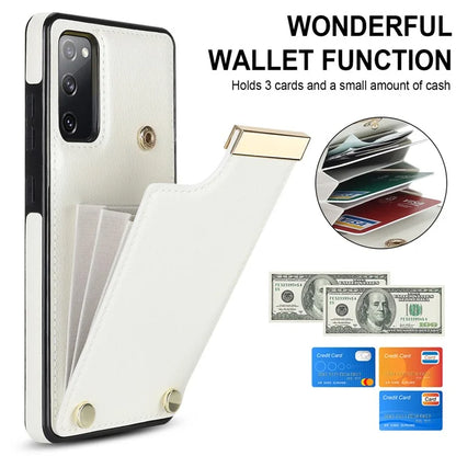 For Samsung Galaxy S20 FE 5G /  S20 FE / S20 FE 2022 / S20 Lite Cell Phone Case TPU+PU Leather Card Holder Cover