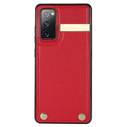 For Samsung Galaxy S20 FE 5G /  S20 FE / S20 FE 2022 / S20 Lite Cell Phone Case TPU+PU Leather Card Holder Cover