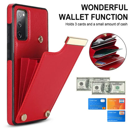 For Samsung Galaxy S20 FE 5G /  S20 FE / S20 FE 2022 / S20 Lite Cell Phone Case TPU+PU Leather Card Holder Cover