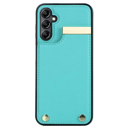 For Samsung Galaxy A14 5G / A14 4G Case Hardware Decor TPU+PU Leather Card Slots Protective Cover