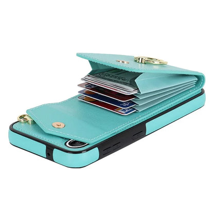For Samsung Galaxy A14 5G Cover Card Holder Cell Phone Case with Rotating Ring Kickstand