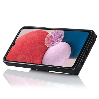 For Samsung Galaxy A13 4G / 5G Cell Phone Case PU Leather+TPU Card Holder Drop-proof Cover