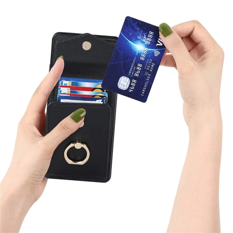 For Samsung Galaxy A13 4G / 5G Cell Phone Case PU Leather+TPU Card Holder Drop-proof Cover