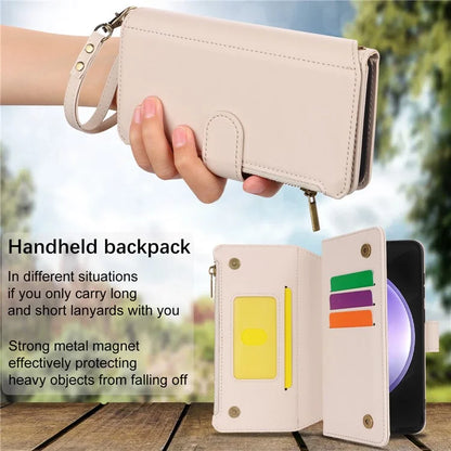 Cell Phone Case for Samsung Galaxy S23 FE RFID Blocking Wallet PU Leather Cover