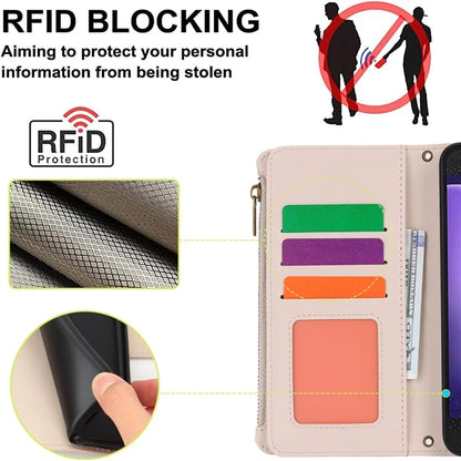 Cell Phone Case for Samsung Galaxy S23 FE RFID Blocking Wallet PU Leather Cover