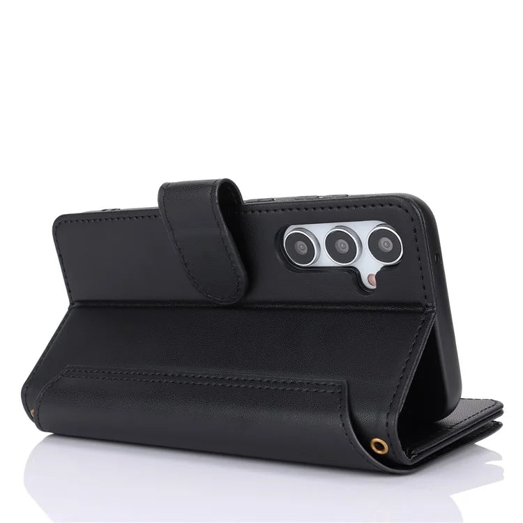 Cell Phone Case for Samsung Galaxy S23 FE RFID Blocking Wallet PU Leather Cover