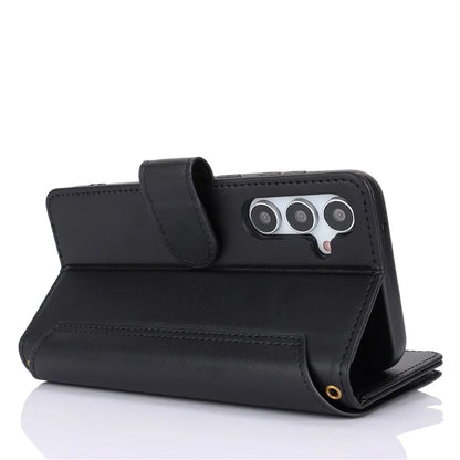 Cell Phone Case for Samsung Galaxy S23 FE RFID Blocking Wallet PU Leather Cover